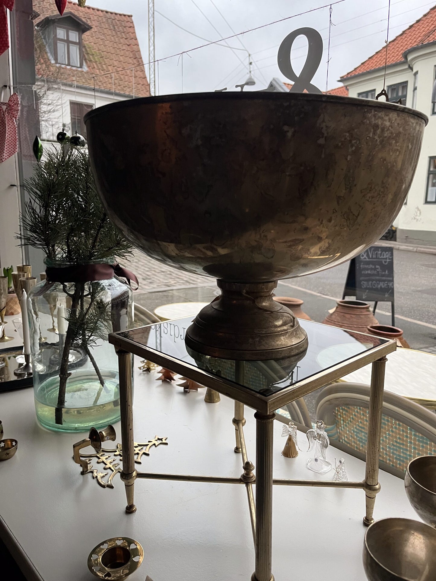 Stor vintage champagnebowle