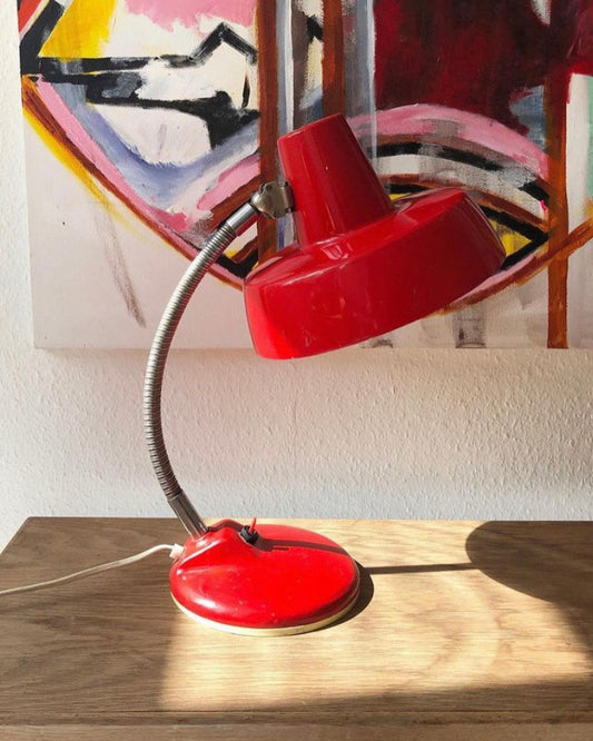 Szarvasi Vas Femipari bordlampe med flexarm