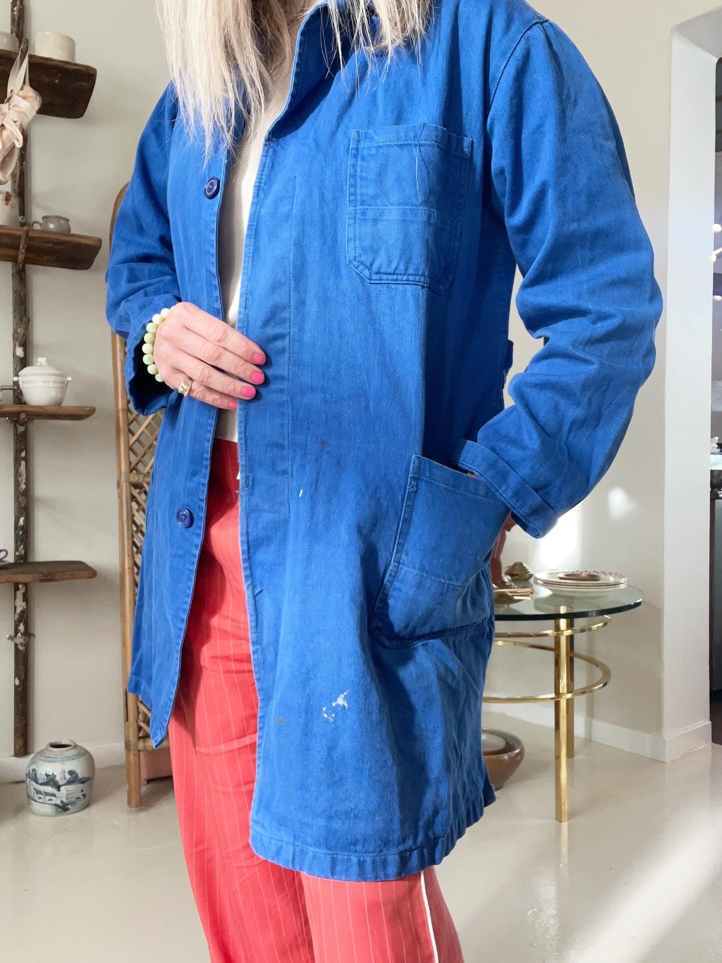 Fransk arbejdsjakke – lang model