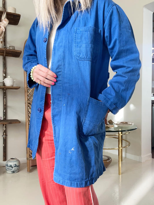 Fransk arbejdsjakke – lang model