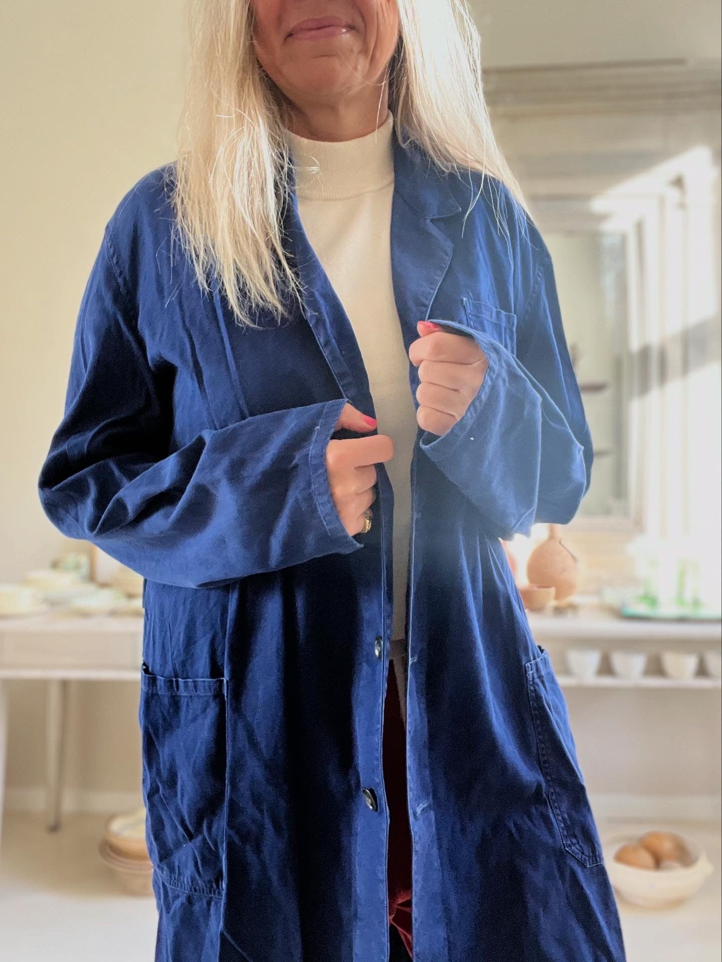 Fransk vintage arbejdsjakke