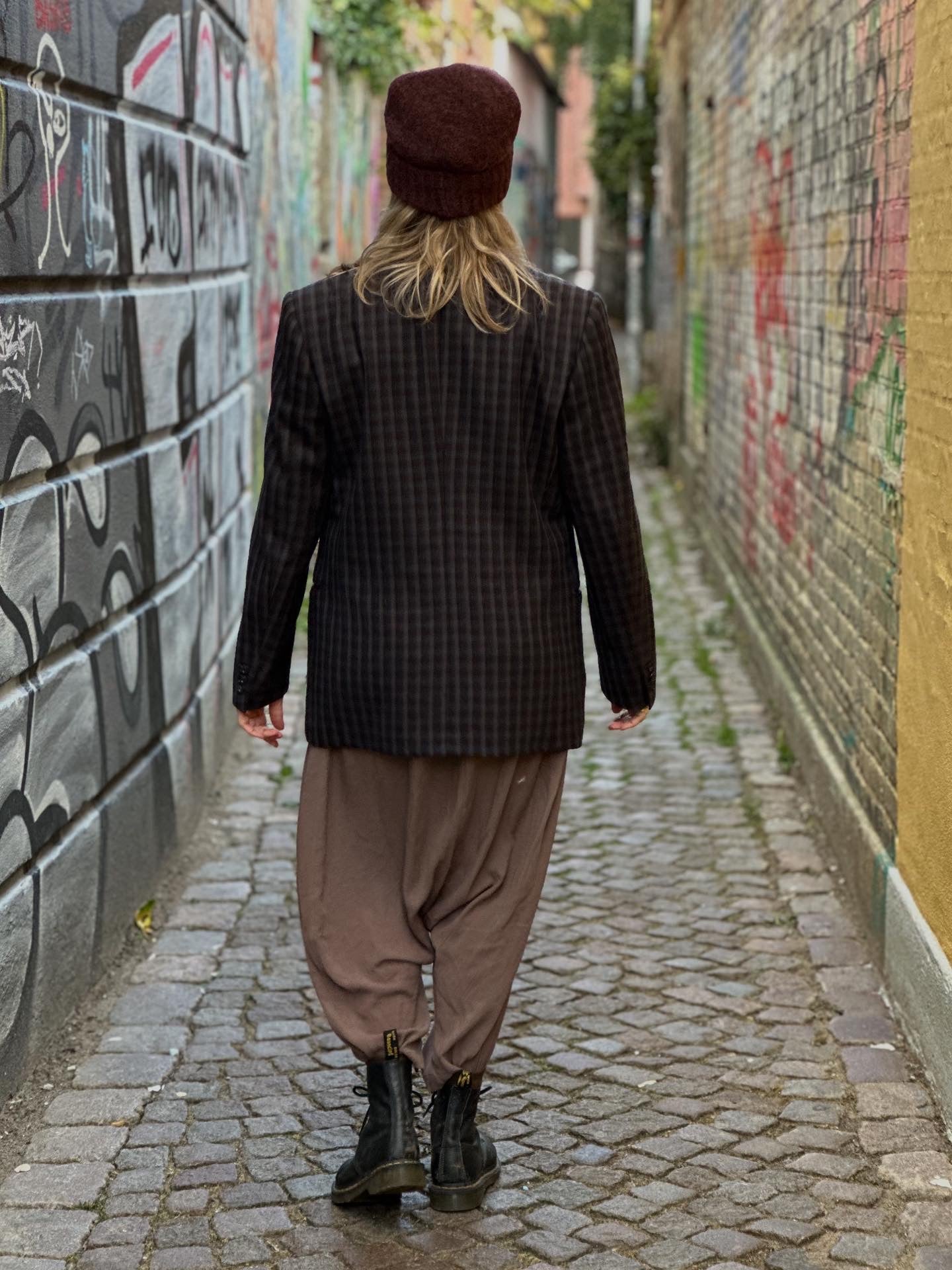 Fra Paris: vintage blazer i uld.