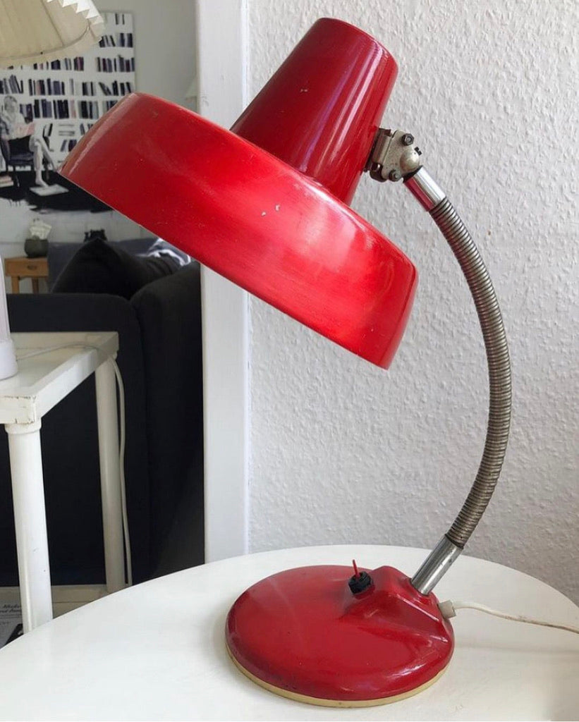 Szarvasi Vas Femipari bordlampe med flexarm
