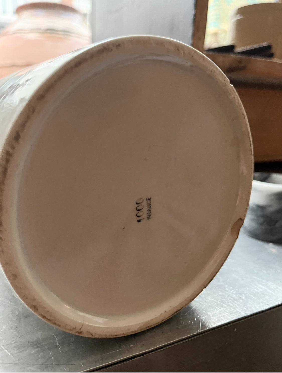 Vintage fransk apotekerkrukke