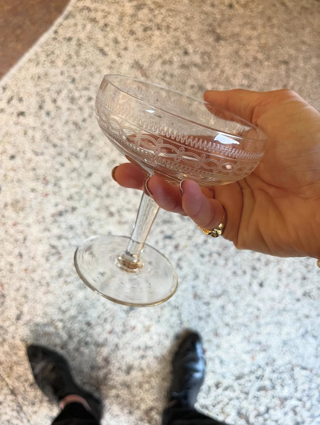 Franske champagneskåle