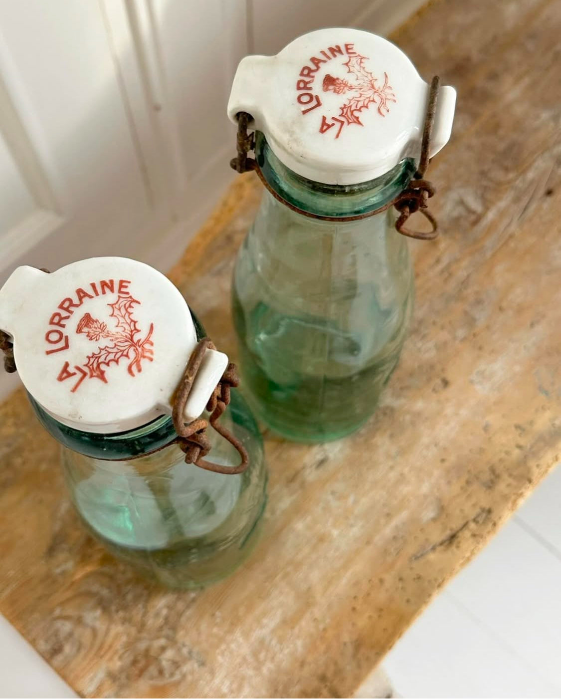 Franske glasflasker