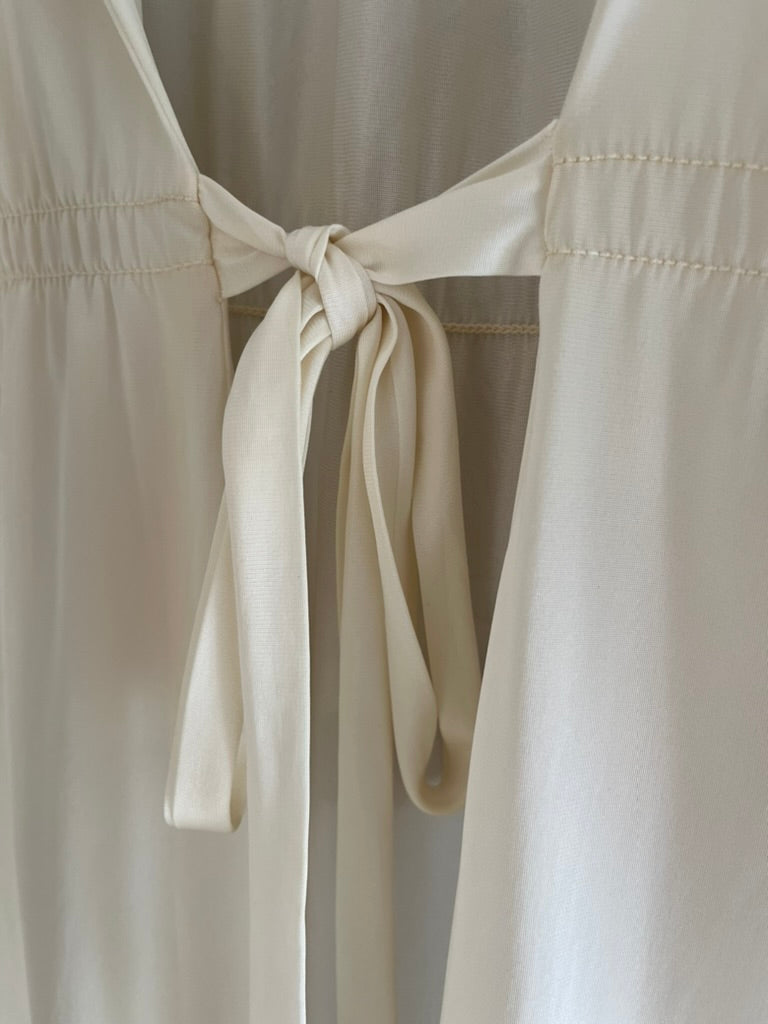 Fransk vintage robe eller morgenkåbe