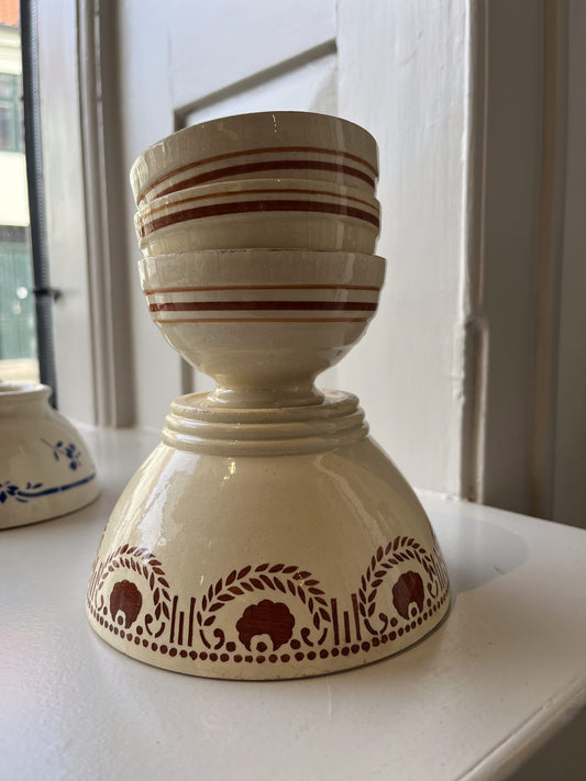 Små franske kaffeskåle
