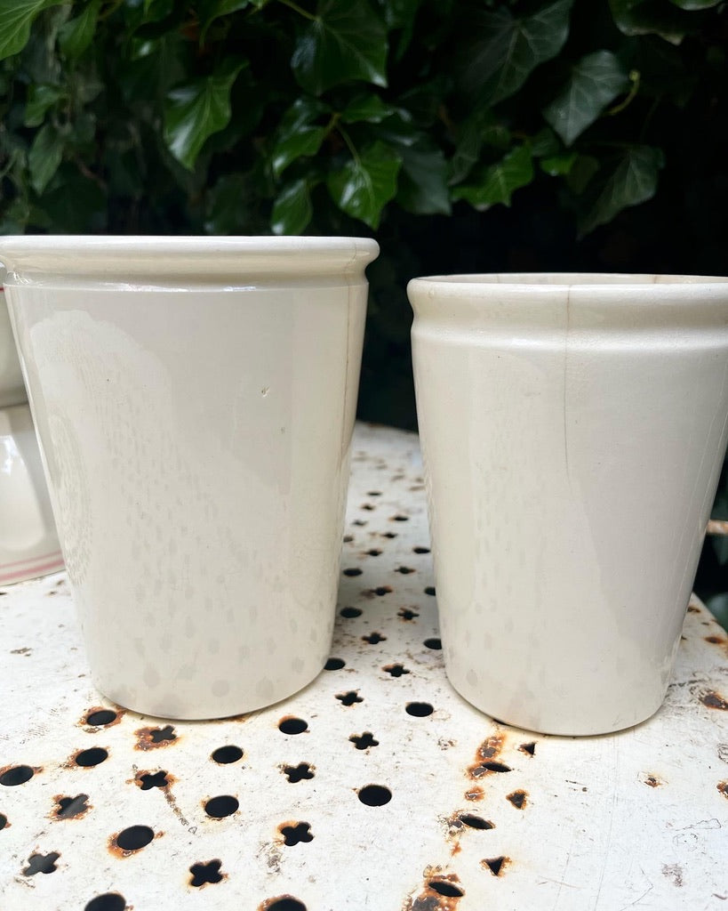 Vintage Alumina apotekerkrukke
