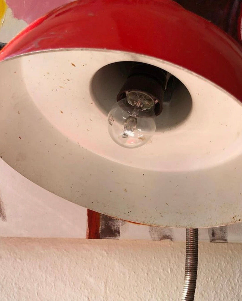 Szarvasi Vas Femipari bordlampe med flexarm