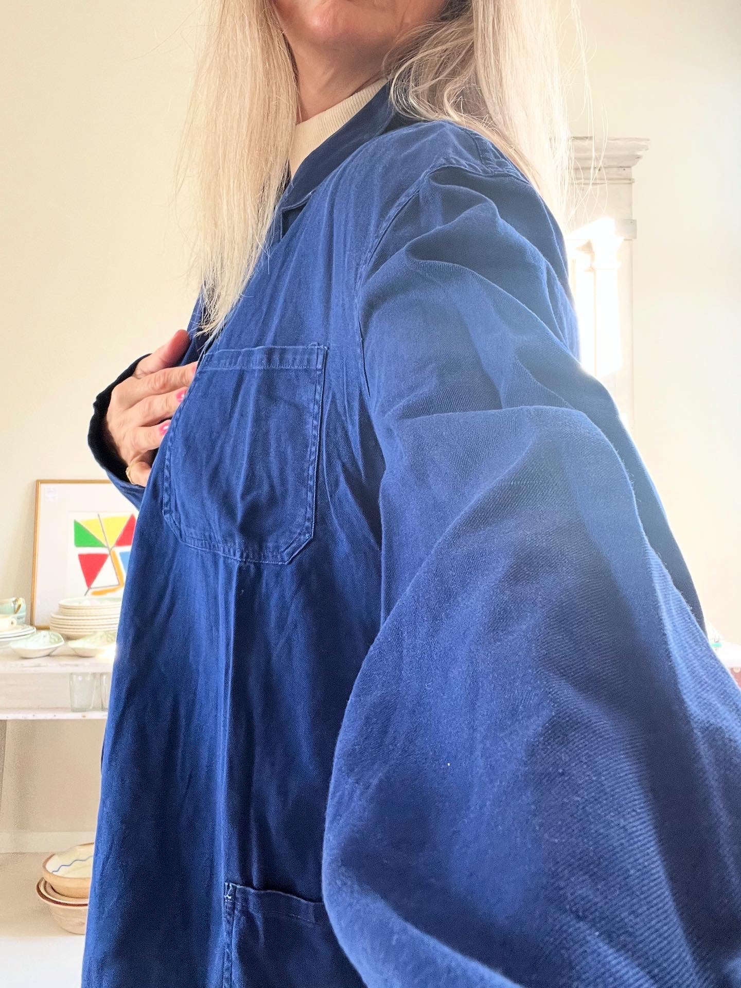 Fransk vintage arbejdsjakke