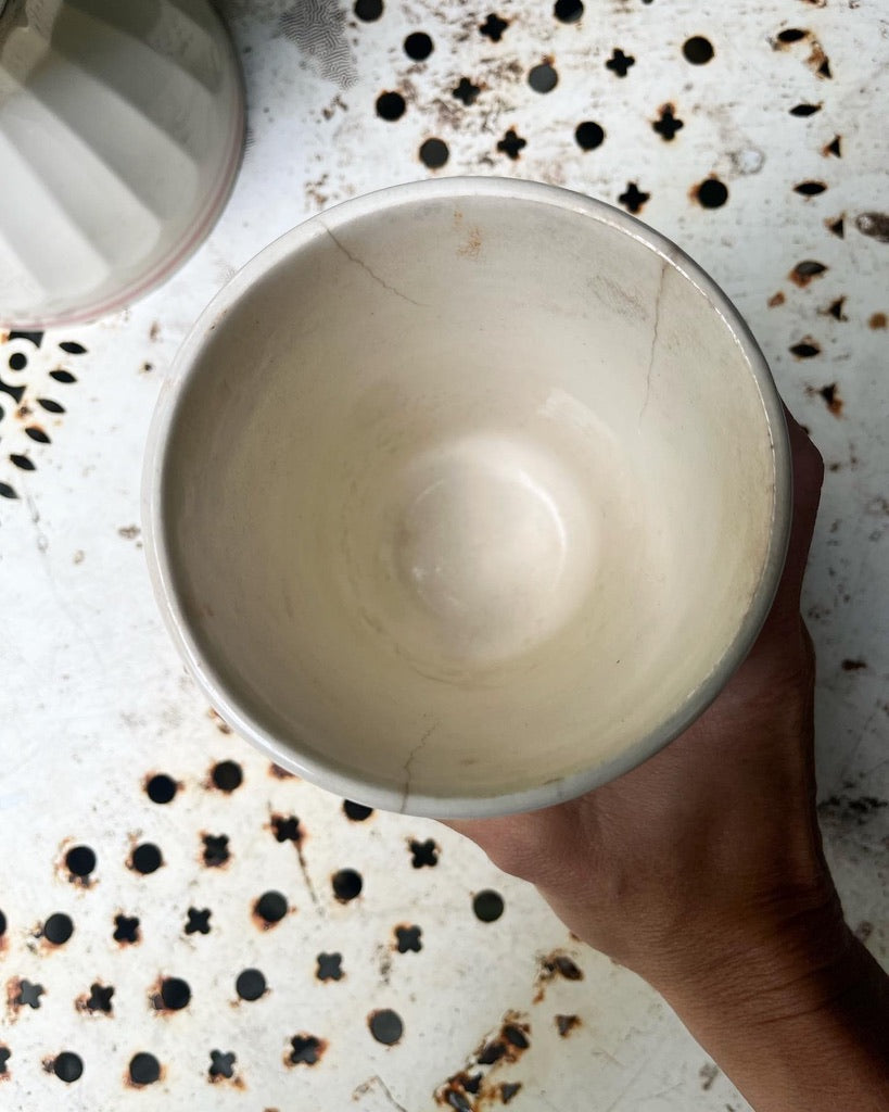 Vintage Alumina apotekerkrukke
