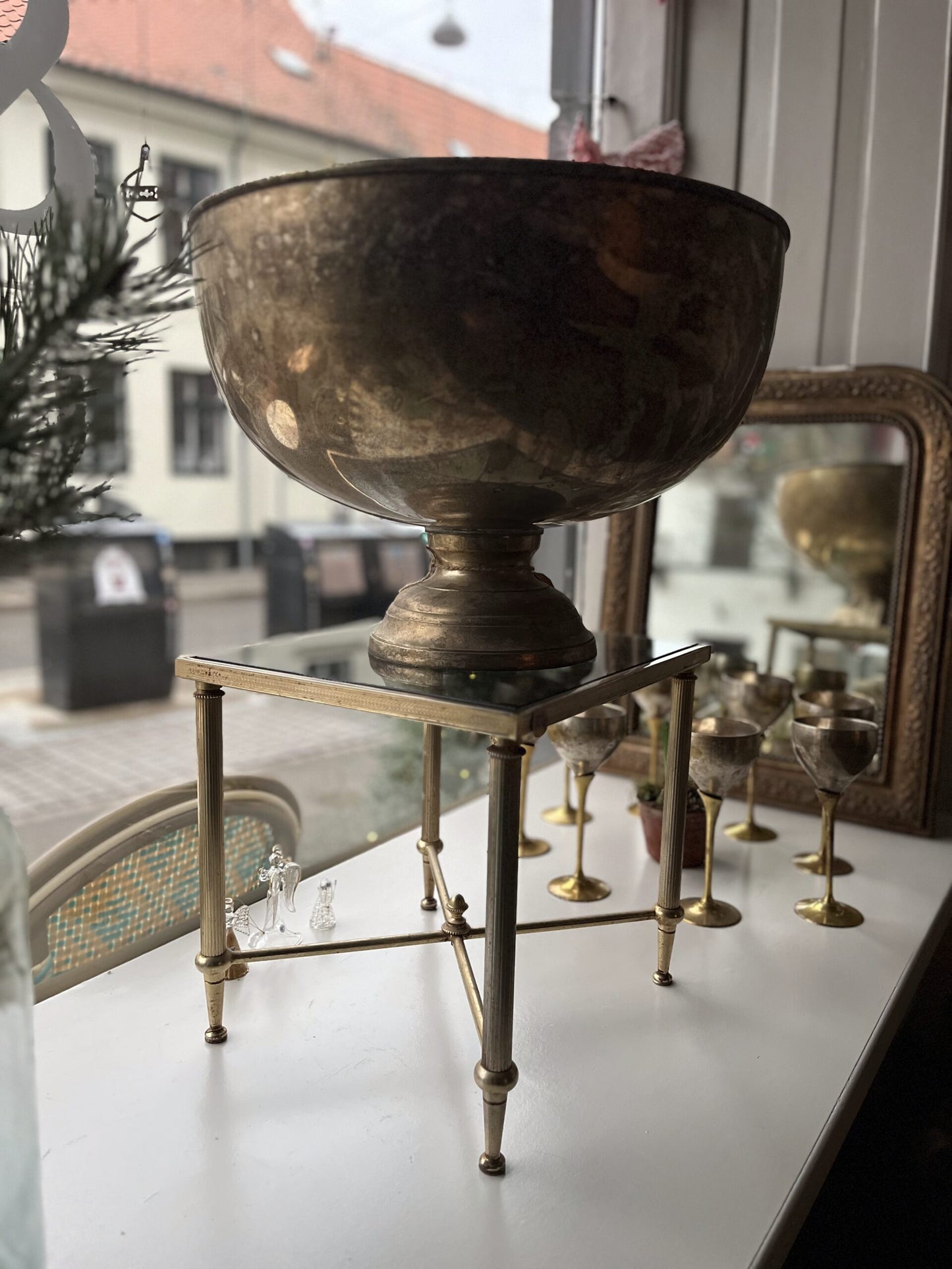 Stor vintage champagnebowle