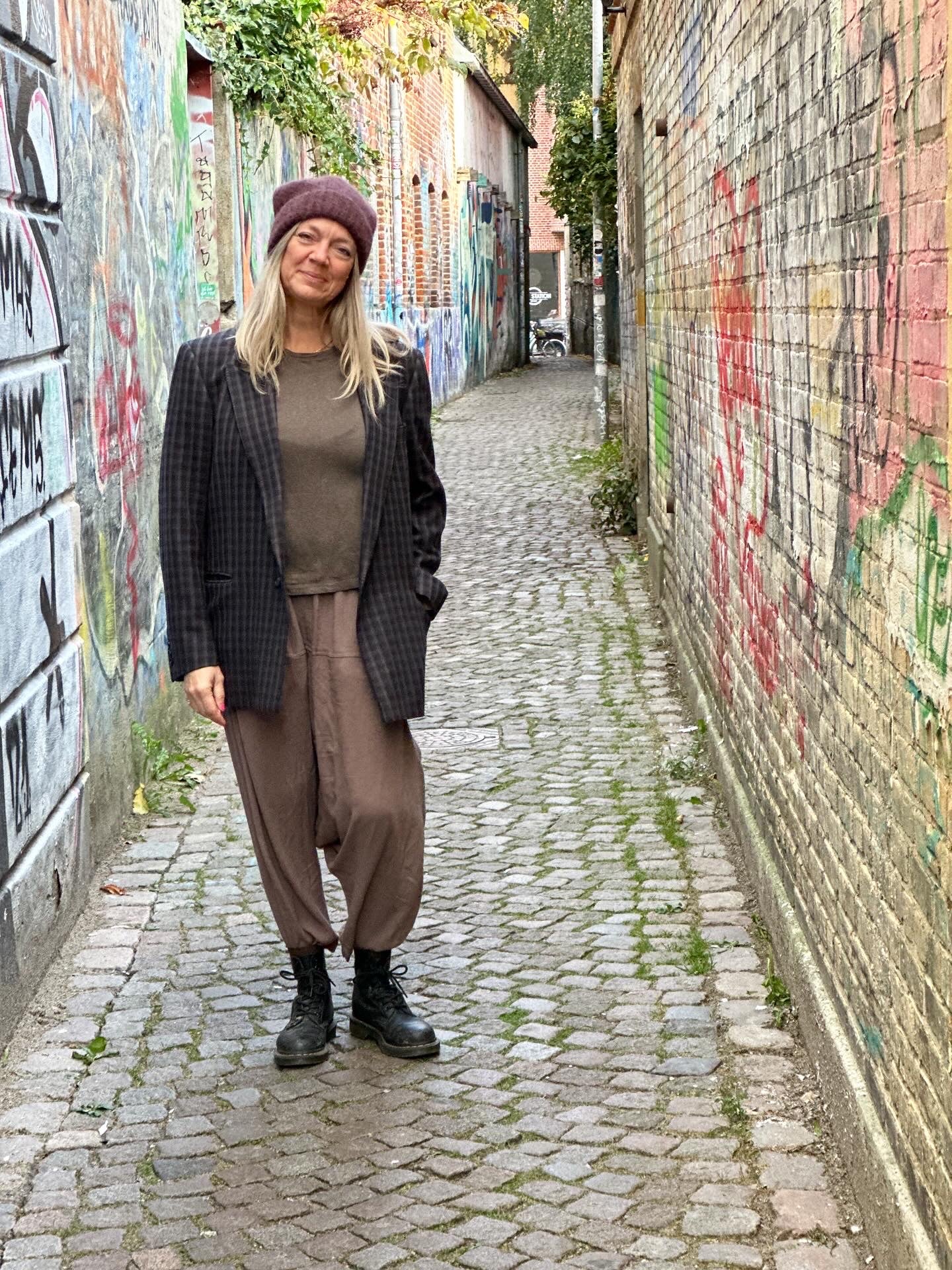 Fra Paris: vintage blazer i uld.
