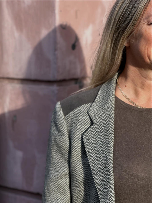 Vintage uldblazer fra Paris