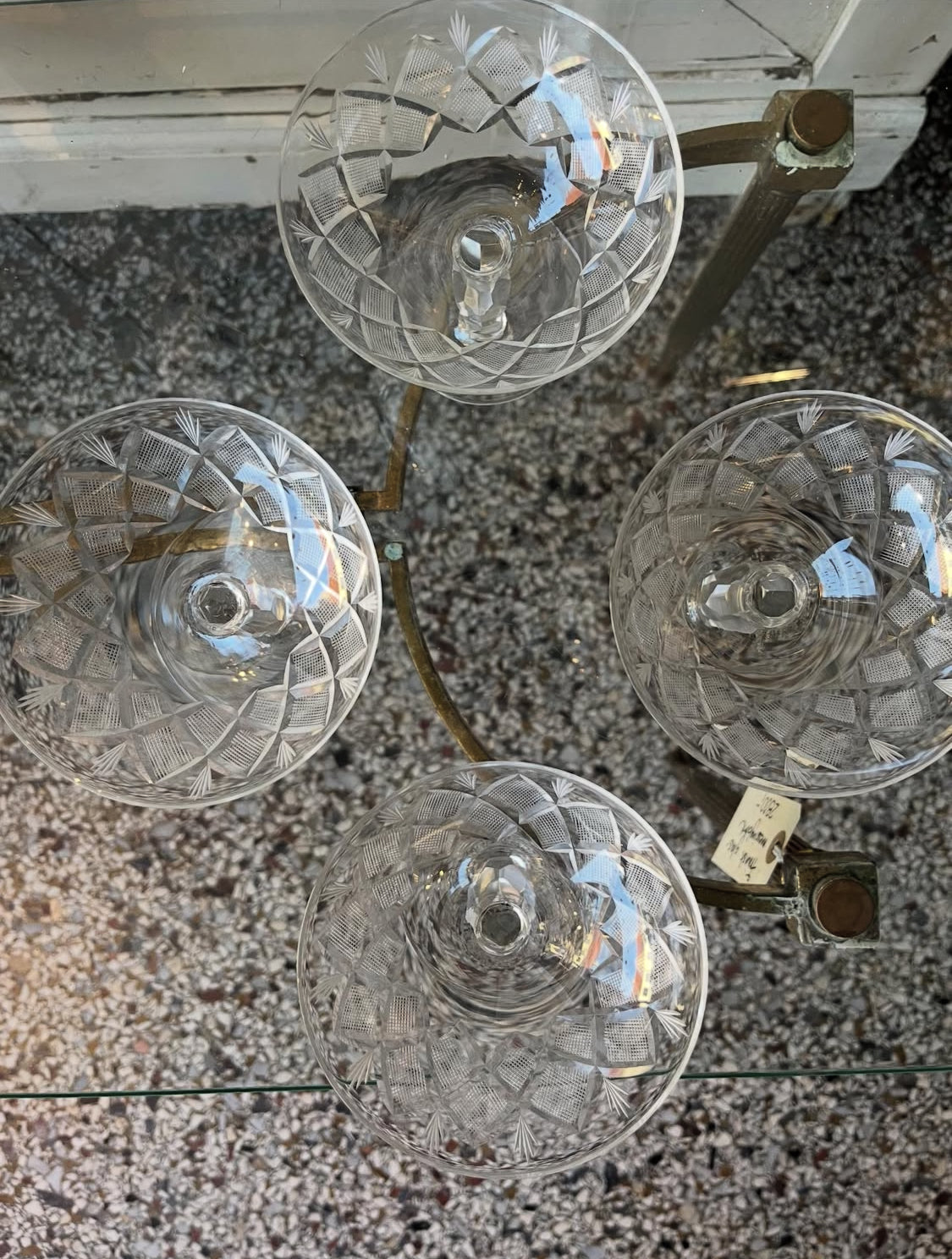 Vintage champagneskåle