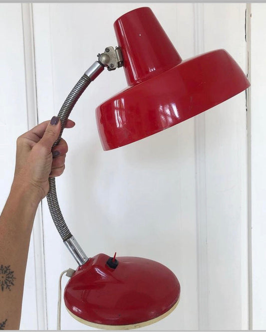 Szarvasi Vas Femipari bordlampe med flexarm