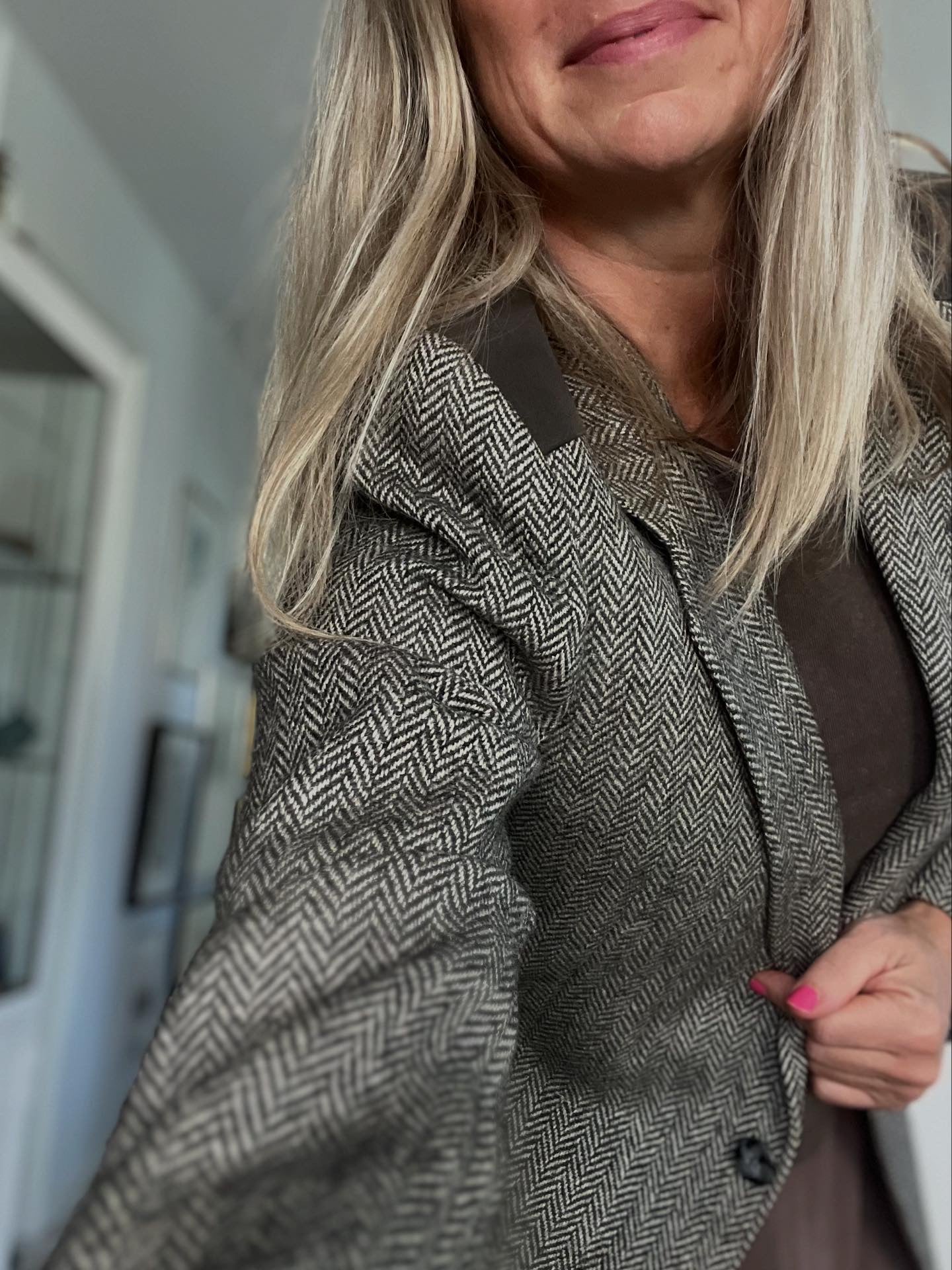 Vintage uldblazer fra Paris