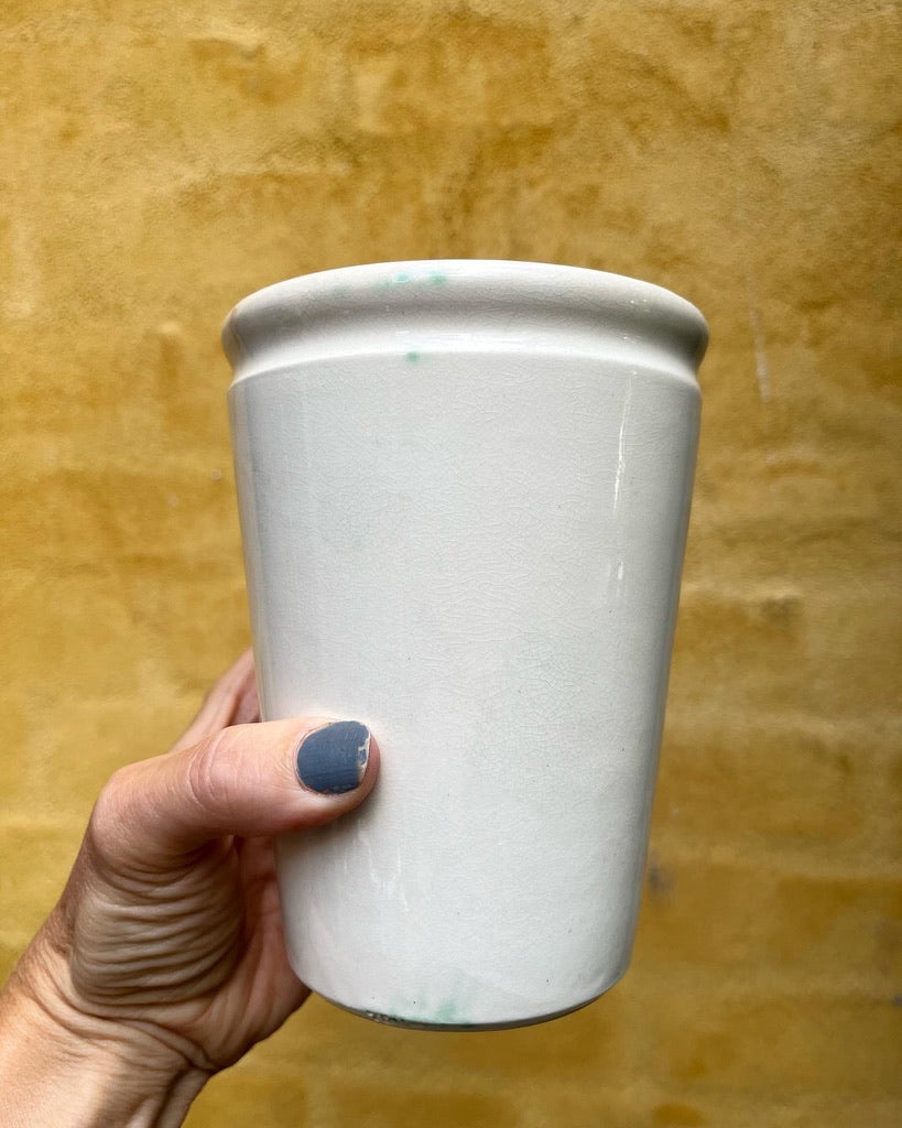 Vintage Alumina apotekerkrukke